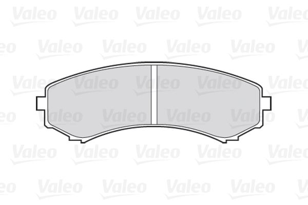 VALEO Комплект тормозных колодок, дисковый тормоз 301518