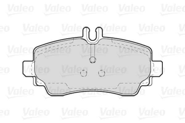 VALEO Комплект тормозных колодок, дисковый тормоз 301549