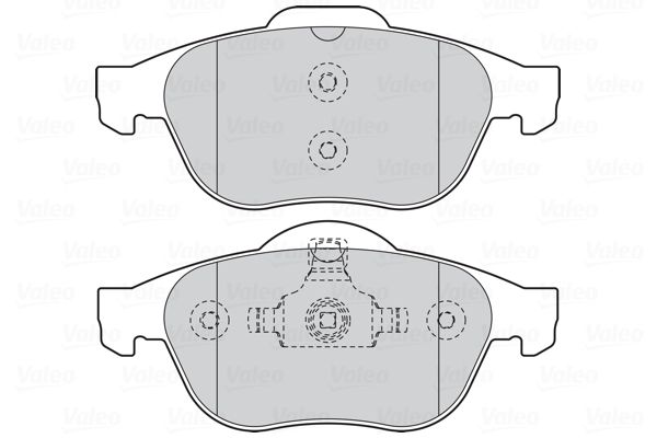 VALEO Комплект тормозных колодок, дисковый тормоз 301566