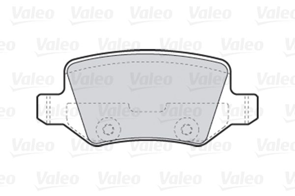 VALEO Комплект тормозных колодок, дисковый тормоз 301583