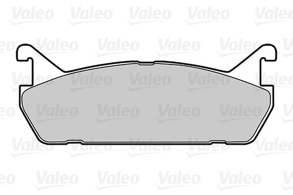 VALEO Комплект тормозных колодок, дисковый тормоз 301624