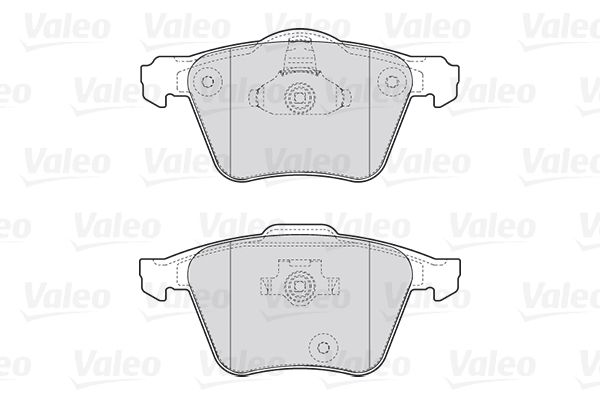 VALEO Комплект тормозных колодок, дисковый тормоз 301657