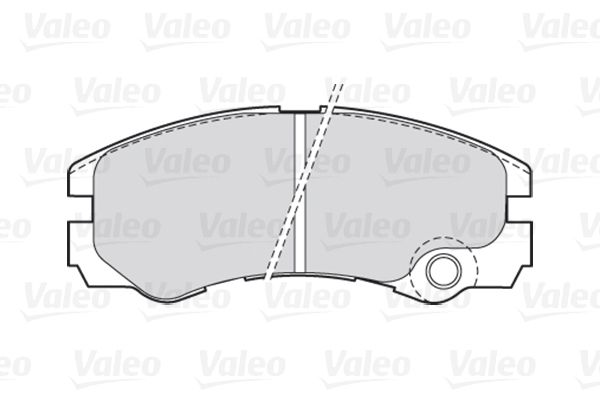 VALEO Комплект тормозных колодок, дисковый тормоз 301661