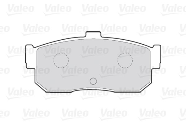 VALEO Комплект тормозных колодок, дисковый тормоз 301668