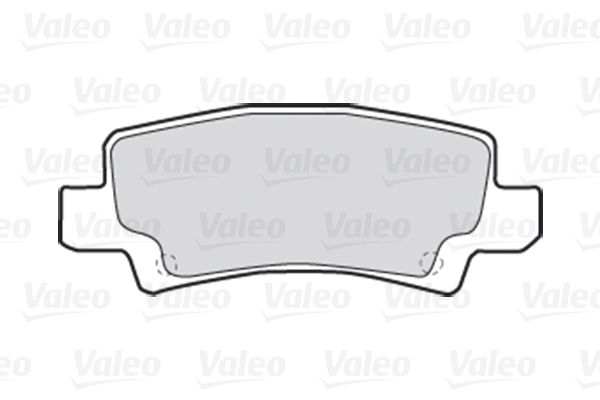 VALEO Комплект тормозных колодок, дисковый тормоз 301680