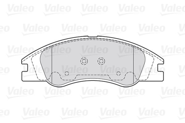 VALEO Комплект тормозных колодок, дисковый тормоз 301705
