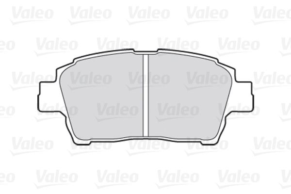 VALEO Комплект тормозных колодок, дисковый тормоз 301737