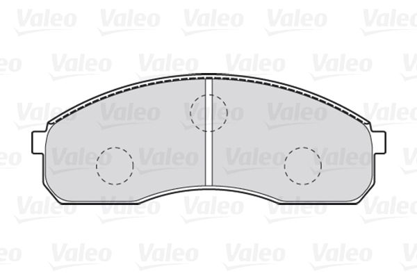 VALEO Комплект тормозных колодок, дисковый тормоз 301821