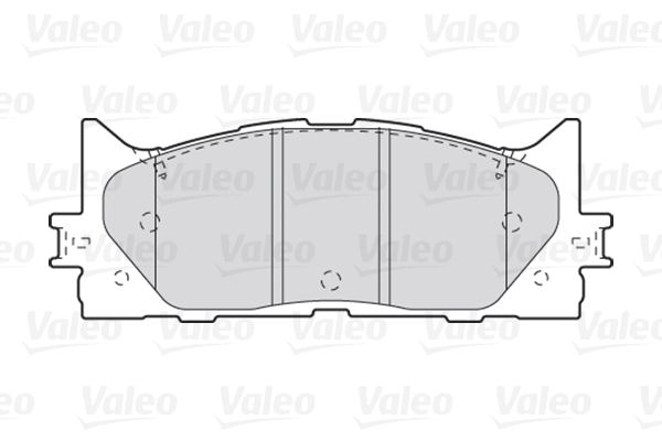 VALEO Комплект тормозных колодок, дисковый тормоз 301890