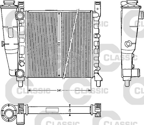VALEO Radiators, Motora dzesēšanas sistēma 311385