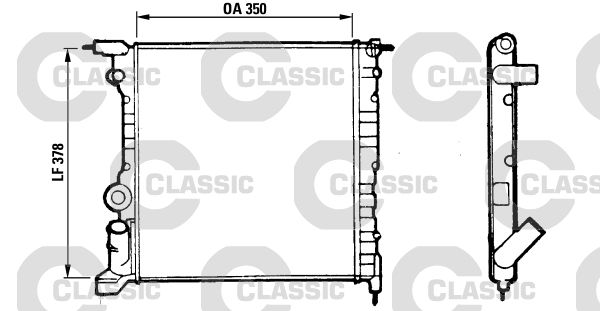 VALEO Radiators, Motora dzesēšanas sistēma 316656