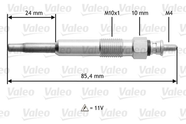 VALEO Свеча накаливания 345105