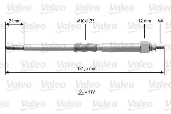 VALEO Свеча накаливания 345220