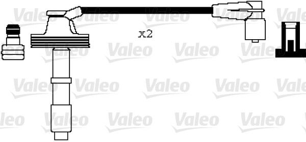 VALEO Augstsprieguma vadu komplekts 346001