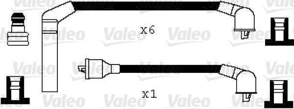 VALEO Augstsprieguma vadu komplekts 346018