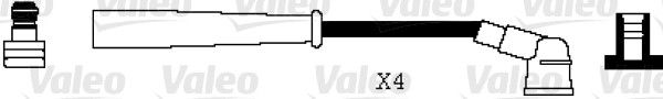 VALEO Комплект проводов зажигания 346063