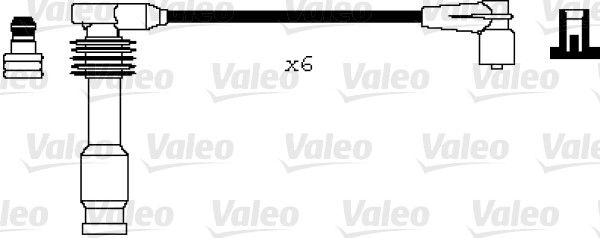 VALEO Комплект проводов зажигания 346088