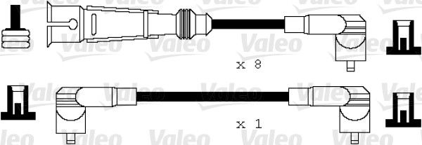 VALEO Комплект проводов зажигания 346105