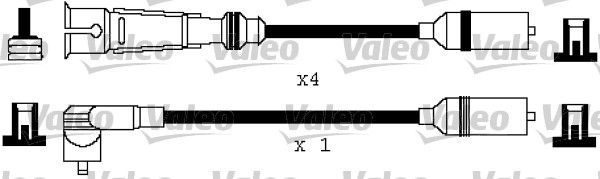 VALEO Комплект проводов зажигания 346111