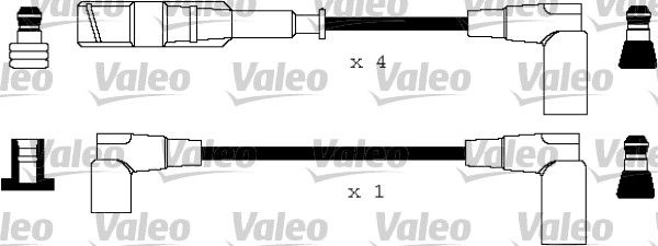 VALEO Augstsprieguma vadu komplekts 346144