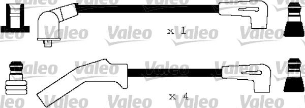 VALEO Комплект проводов зажигания 346153