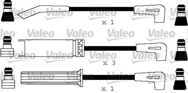VALEO Комплект проводов зажигания 346160
