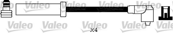 VALEO Комплект проводов зажигания 346166