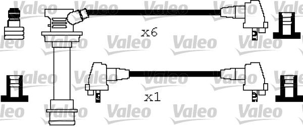 VALEO Комплект проводов зажигания 346200