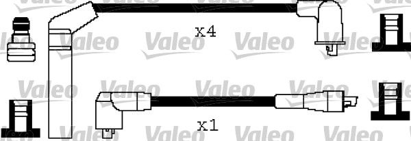 VALEO Комплект проводов зажигания 346210