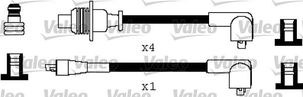 VALEO Augstsprieguma vadu komplekts 346218