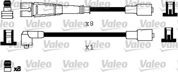 VALEO Augstsprieguma vadu komplekts 346230