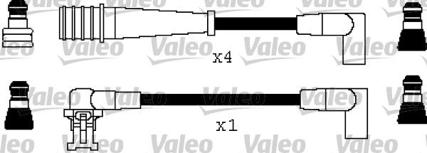 VALEO Комплект проводов зажигания 346236