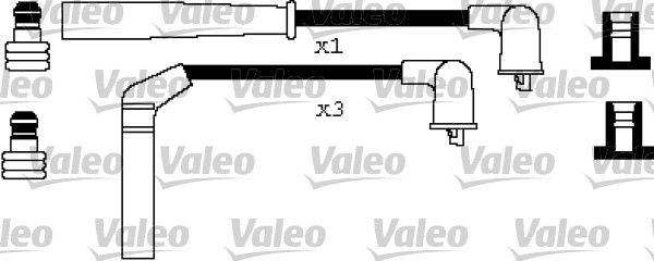 VALEO Комплект проводов зажигания 346254
