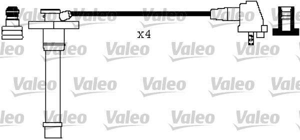 VALEO Комплект проводов зажигания 346257