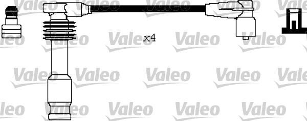 VALEO Комплект проводов зажигания 346292