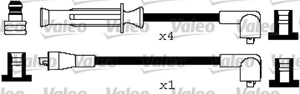 VALEO Augstsprieguma vadu komplekts 346297