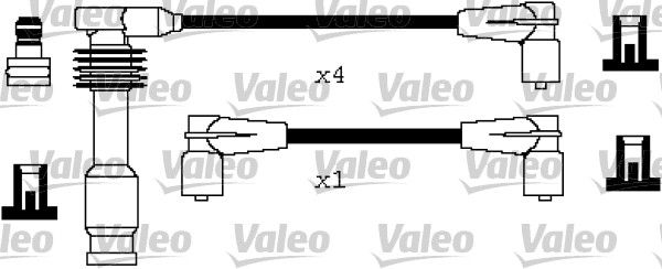 VALEO Комплект проводов зажигания 346300