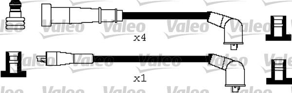 VALEO Комплект проводов зажигания 346309