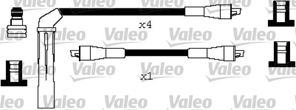 VALEO Комплект проводов зажигания 346310