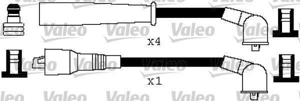 VALEO Комплект проводов зажигания 346352