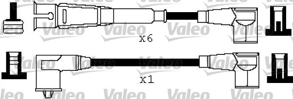 VALEO Комплект проводов зажигания 346359