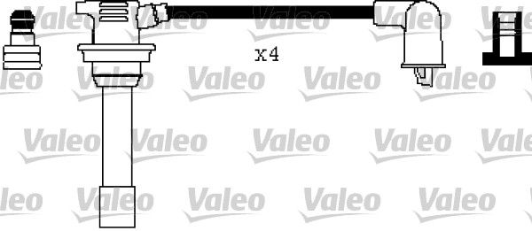 VALEO Комплект проводов зажигания 346364
