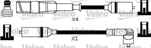 VALEO Комплект проводов зажигания 346372