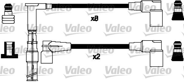 VALEO Augstsprieguma vadu komplekts 346379