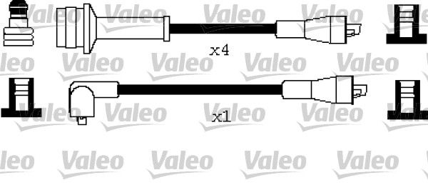 VALEO Комплект проводов зажигания 346398