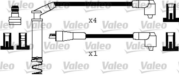 VALEO Augstsprieguma vadu komplekts 346401