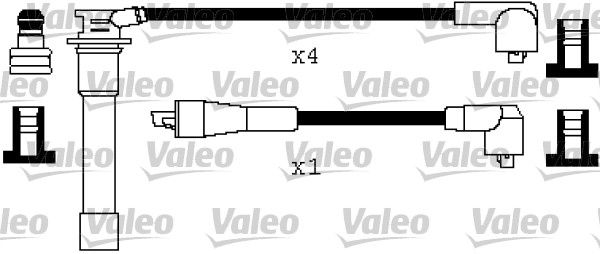 VALEO Комплект проводов зажигания 346495