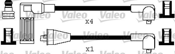 VALEO Комплект проводов зажигания 346502