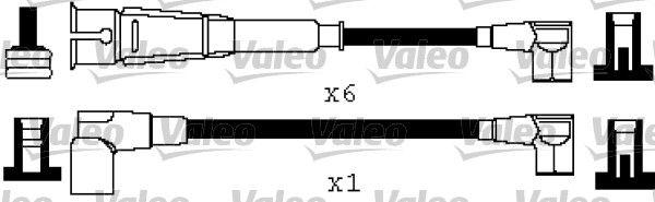 VALEO Комплект проводов зажигания 346526