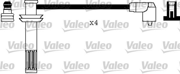 VALEO Комплект проводов зажигания 346528